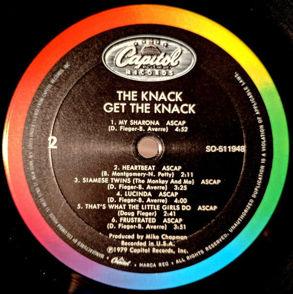 Knack (3), The : Get The Knack (LP,Album,Club Edition)