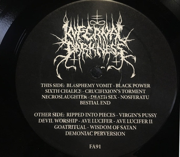 Infernal Darkness : Into Infernal Darkness... (LP,Album)