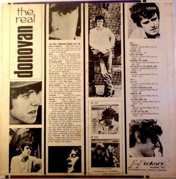 Donovan : The Real Donovan (LP,Compilation,Stereo)