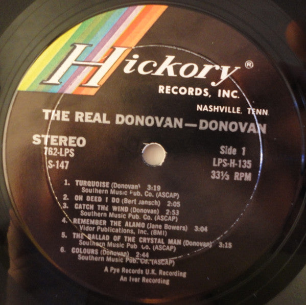 Donovan : The Real Donovan (LP,Compilation,Stereo)