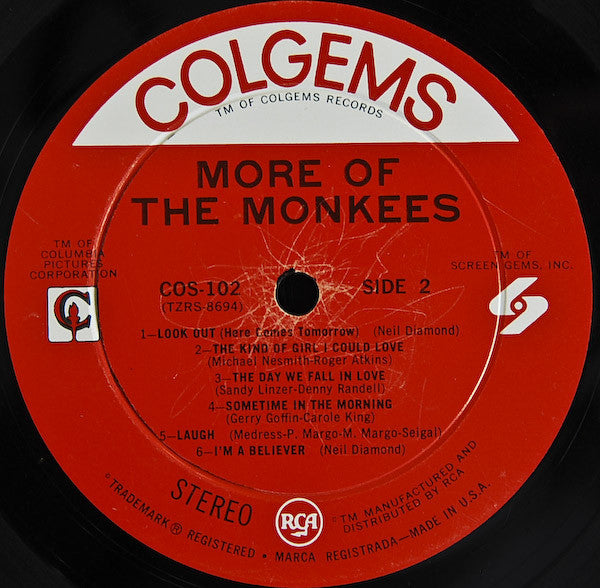 Monkees, The : More Of The Monkees (LP,Album,Stereo)