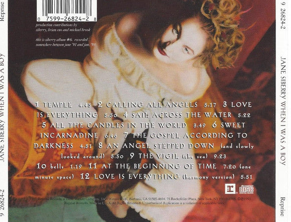 Jane Siberry : When I Was A Boy (Album)