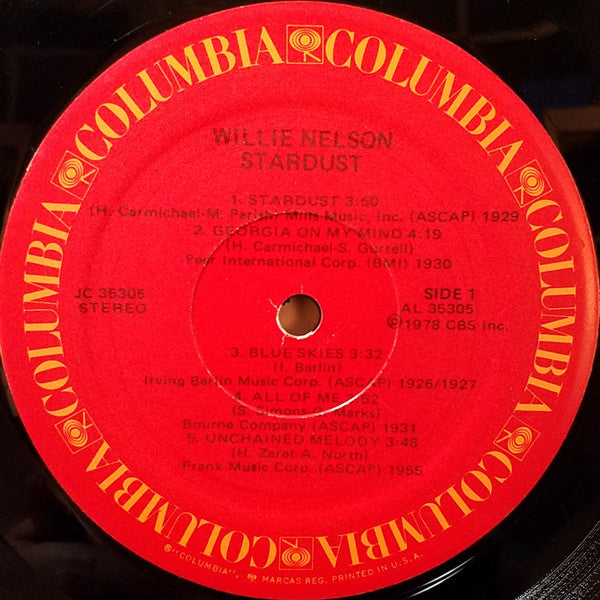Willie Nelson : Stardust (LP,Album)