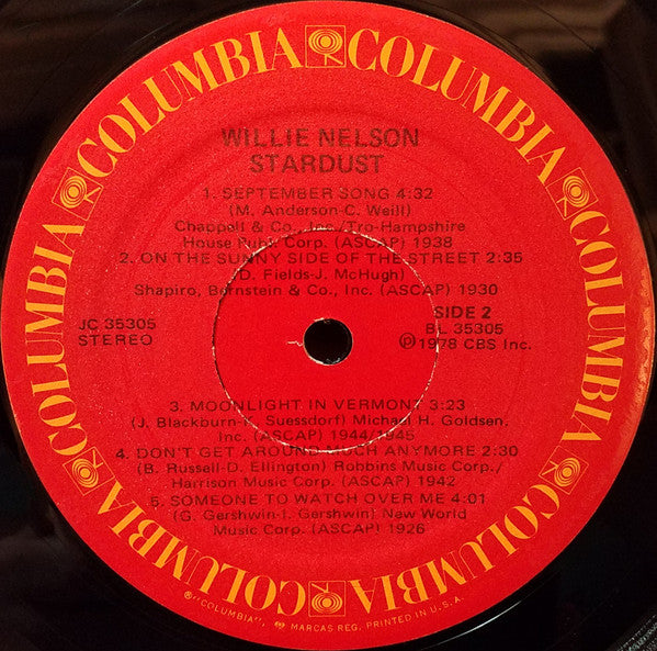 Willie Nelson : Stardust (LP,Album)