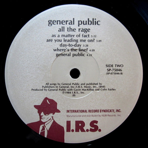 General Public : ...All The Rage (LP,Album)