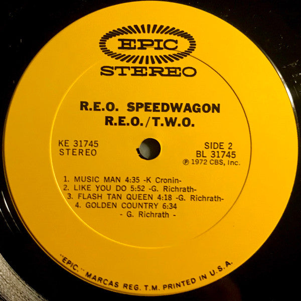 REO Speedwagon : R.E.O./T.W.O. (LP,Album)