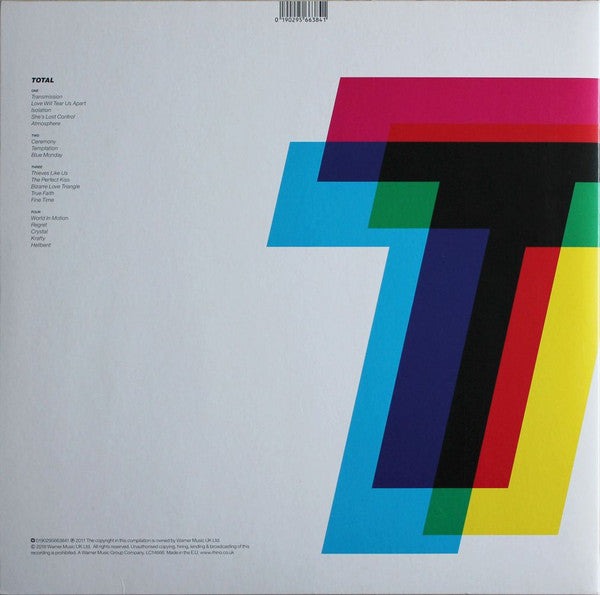 New Order / Joy Division : Total From Joy Division To New Order (LP,Compilation,Reissue,Stereo)