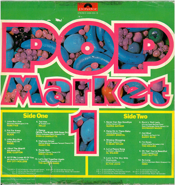 Various : Pop Market 1 (LP,Compilation)