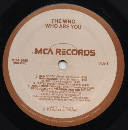 Who, The : Who Are You (LP,Album,Stereo)
