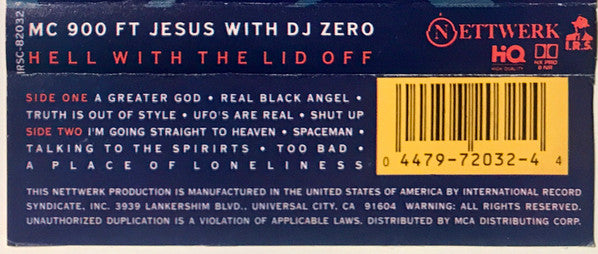 MC 900 Ft Jesus With DJ Zero : Hell With The Lid Off (Album)