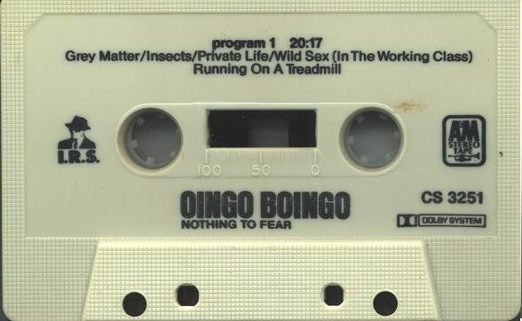 Oingo Boingo : Nothing To Fear (Album,Reissue)