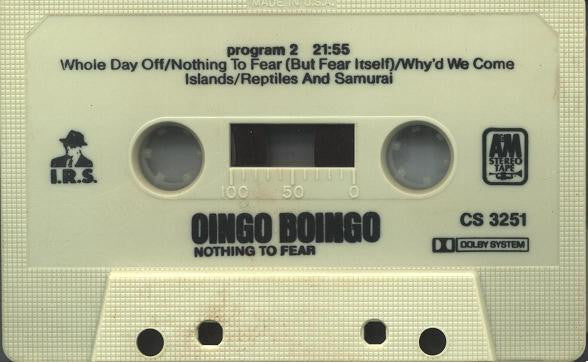 Oingo Boingo : Nothing To Fear (Album,Reissue)