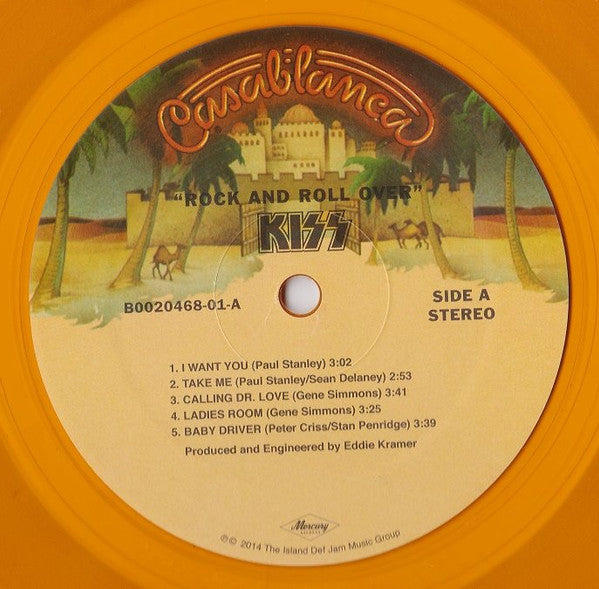 KISS : Rock And Roll Over (LP,Album,Limited Edition,Reissue,Stereo)