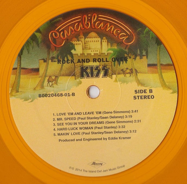 KISS : Rock And Roll Over (LP,Album,Limited Edition,Reissue,Stereo)