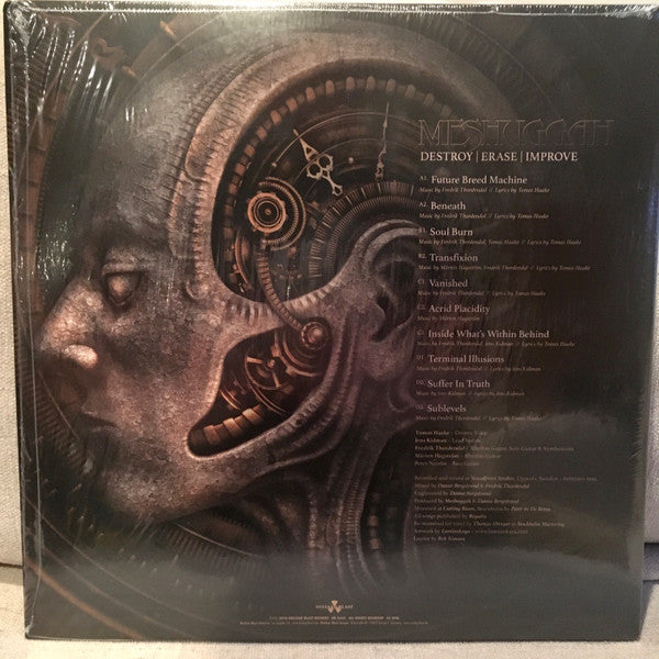 Meshuggah : Destroy Erase Improve (LP,45 RPM,Album,Limited Edition,Reissue,Remastered)