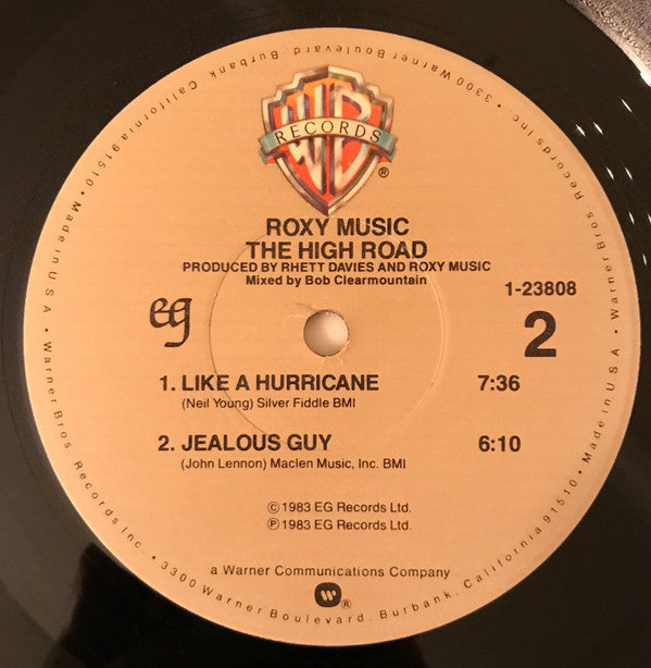 Roxy Music : The High Road (LP,Mini-Album)