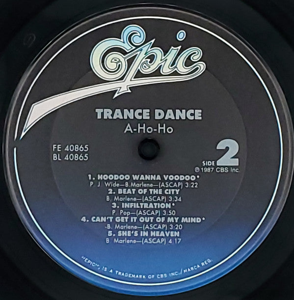 Trance Dance : A-Ho-Ho (LP,Album,Stereo)