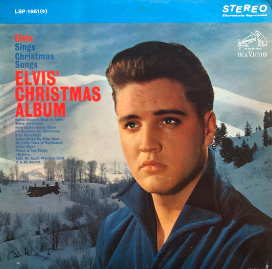 Elvis Presley : Elvis' Christmas Album (LP,Album,Reissue,Stereo)