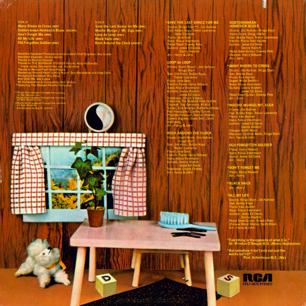 Harry Nilsson Produced By John Lennon : Pussy Cats (LP,Album)
