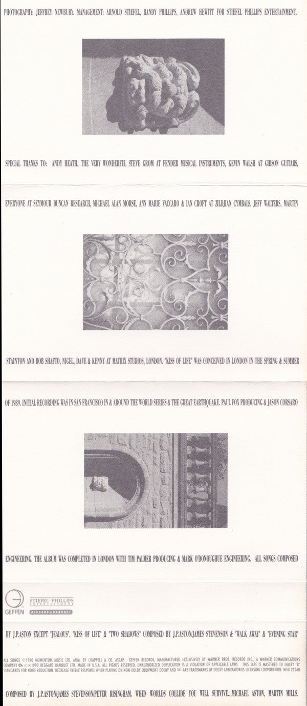 Gene Loves Jezebel : Kiss Of Life (Album,Stereo)