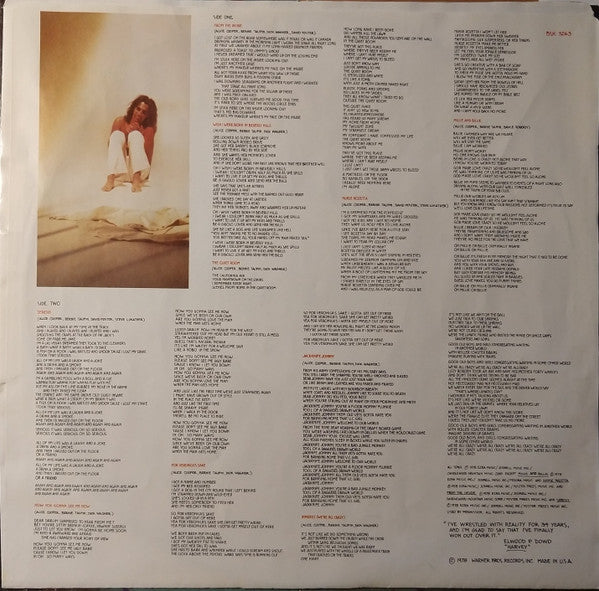 Alice Cooper (2) : From The Inside (LP,Album,Club Edition)