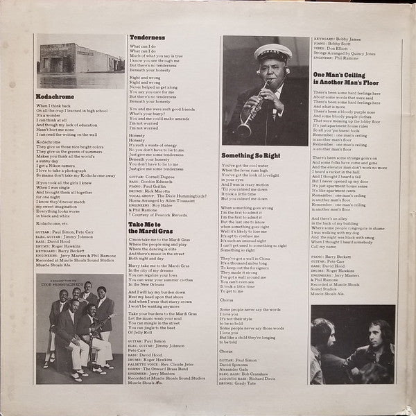 Paul Simon : There Goes Rhymin' Simon (LP,Album)