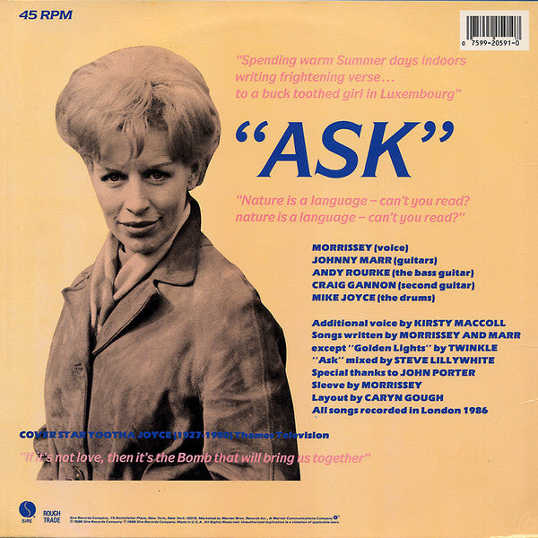 Smiths, The : Ask (12",45 RPM,Maxi-Single)
