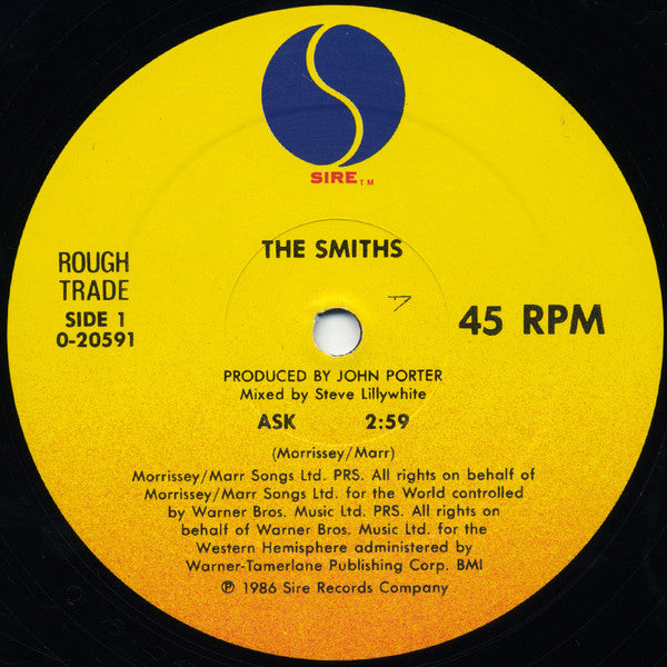 Smiths, The : Ask (12",45 RPM,Maxi-Single)