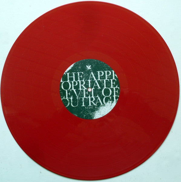A Vulture Wake : The Appropriate Level Of Outrage (LP,Album,Repress)