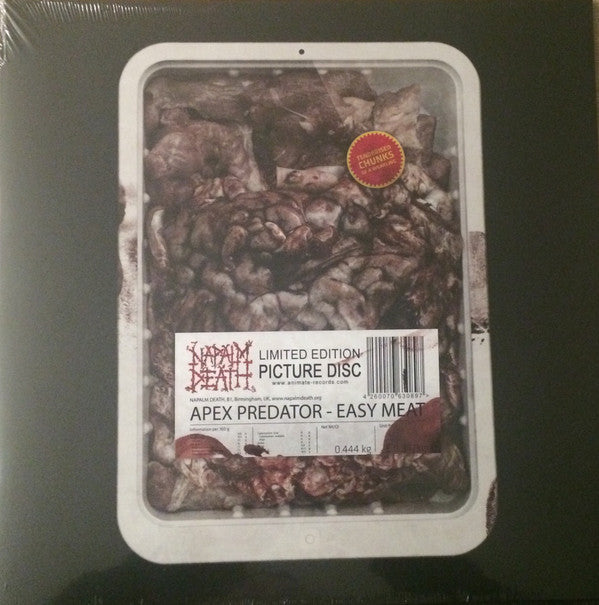 Napalm Death : Apex Predator - Easy Meat (LP,Album,Limited Edition,Picture Disc,Reissue)