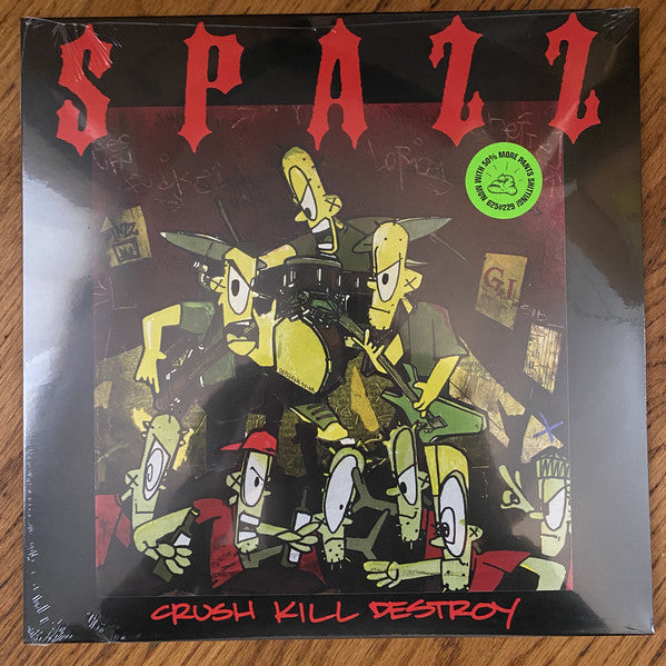 Spazz : Crush Kill Destroy (LP,Reissue)