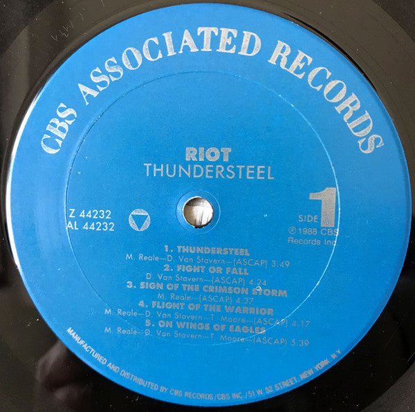 Riot (4) : ThunderSteel (LP,Album)