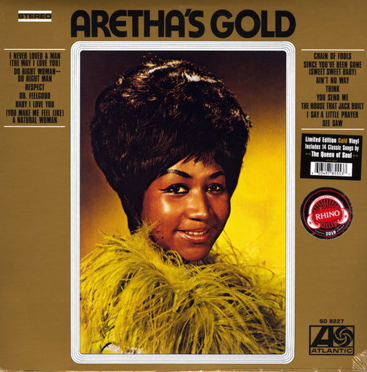 Aretha Franklin : Aretha's Gold (LP,Compilation,Limited Edition,Reissue)