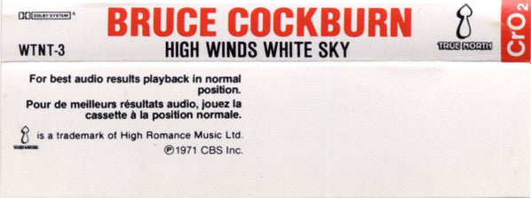 Bruce Cockburn : High Winds White Sky (Album,Reissue)