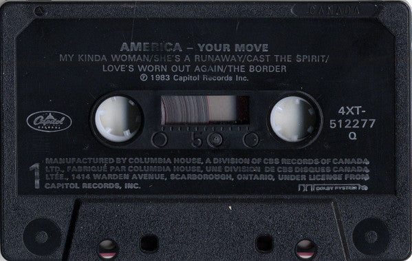 America (2) : Your Move (Album,Club Edition)