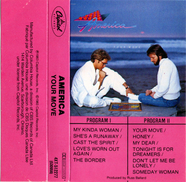 America (2) : Your Move (Album,Club Edition)