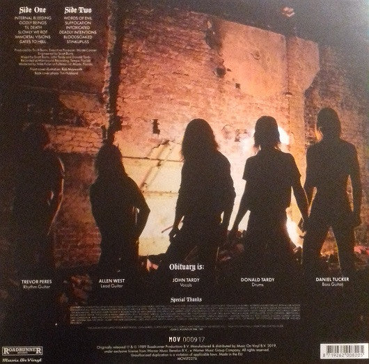 Obituary : Slowly We Rot (LP,Album,Limited Edition,Numbered,Reissue)