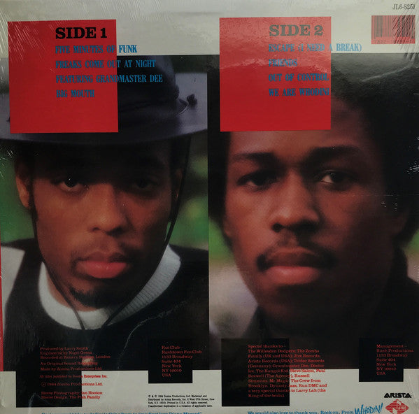 Whodini : Escape (LP,Album)