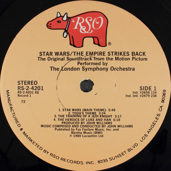 John Williams (4), London Symphony Orchestra : Star Wars / The Empire Strikes Back (LP,Album)