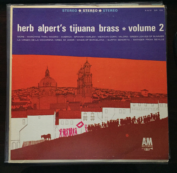 Herb Alpert & The Tijuana Brass : Herb Alpert's Tijuana Brass, Vol. 2 (LP,Stereo)