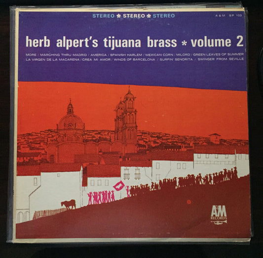 Herb Alpert & The Tijuana Brass : Herb Alpert's Tijuana Brass, Vol. 2 (LP,Stereo)