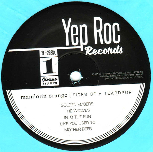 Mandolin Orange : Tides Of A Teardrop (LP,Album,Stereo)