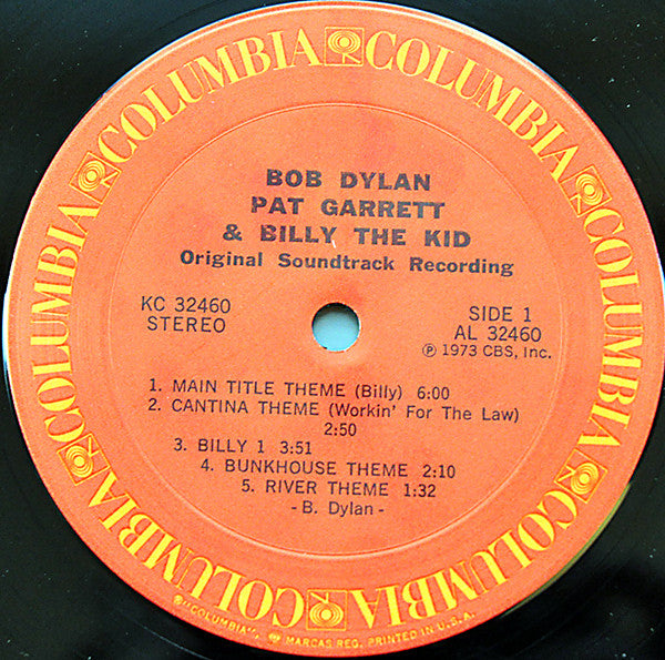 Bob Dylan : Pat Garrett & Billy The Kid - Original Soundtrack Recording (LP,Album,Stereo)