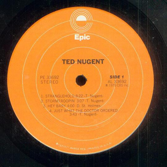 Ted Nugent : Ted Nugent (LP,Album,Stereo)