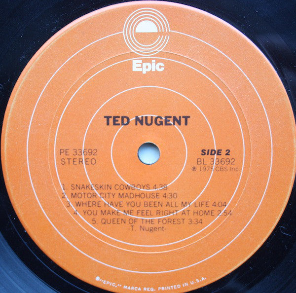 Ted Nugent : Ted Nugent (LP,Album,Stereo)
