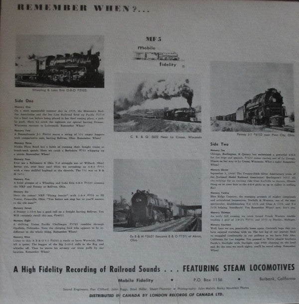No Artist : Remember When? (LP,Mono)