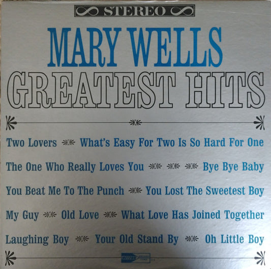 Mary Wells : Greatest Hits (LP,Compilation,Stereo)