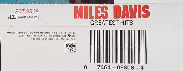 Miles Davis : Greatest Hits (Compilation)