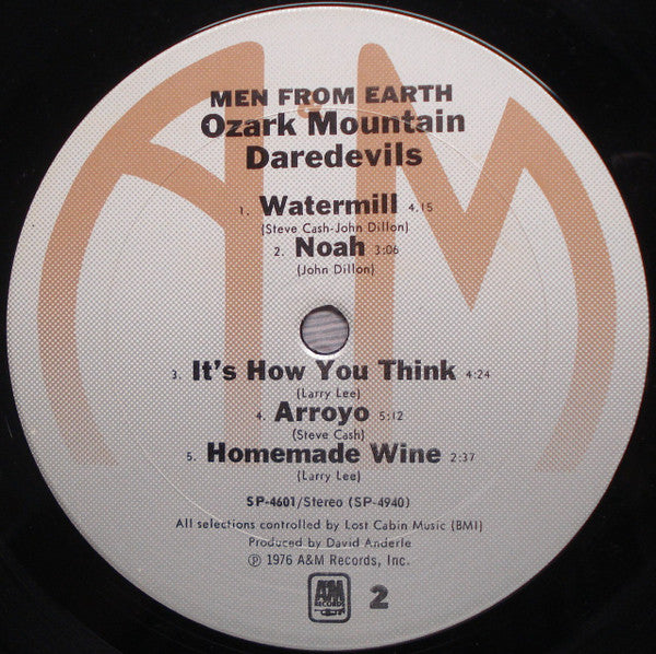 Ozark Mountain Daredevils, The : Men From Earth (LP,Album)