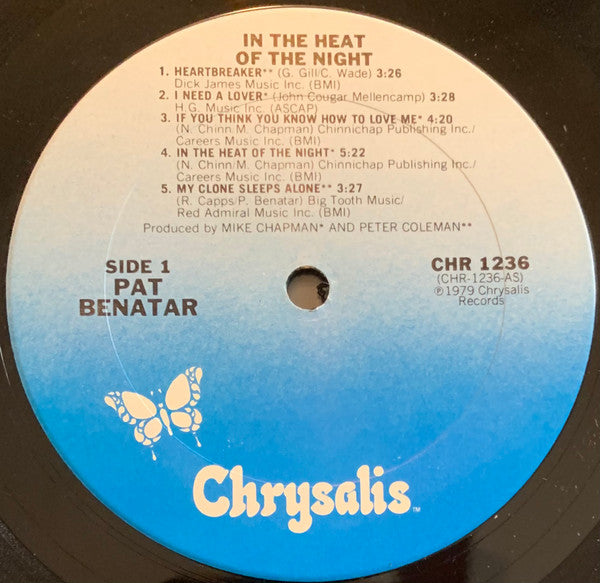 Pat Benatar : In The Heat Of The Night (LP,Album)